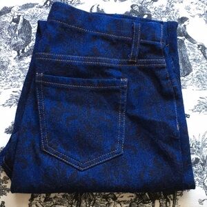 Floral Denim Leggings B-1